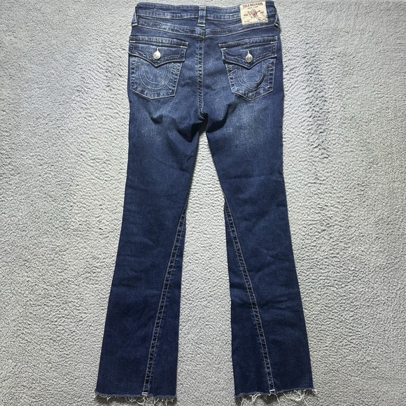 TRUE RELIGION‎ Women's Joey Mid Rise Flare Jeans, Flap Pockets, Size 30 - Picture 1 of 11